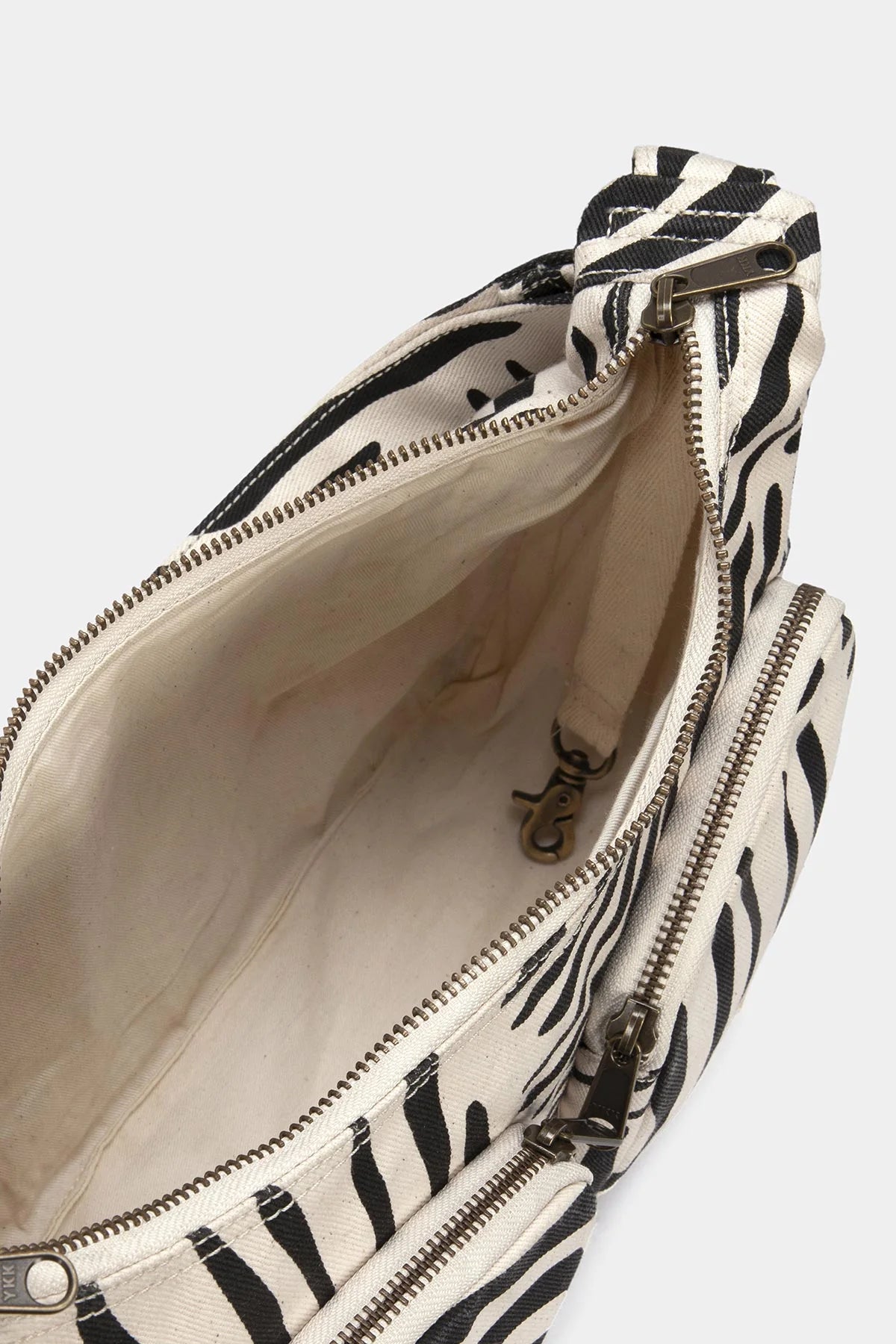 Emile multipocket bag - Zebra Ecru