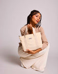 Louise mini tote - Beige Corduroy