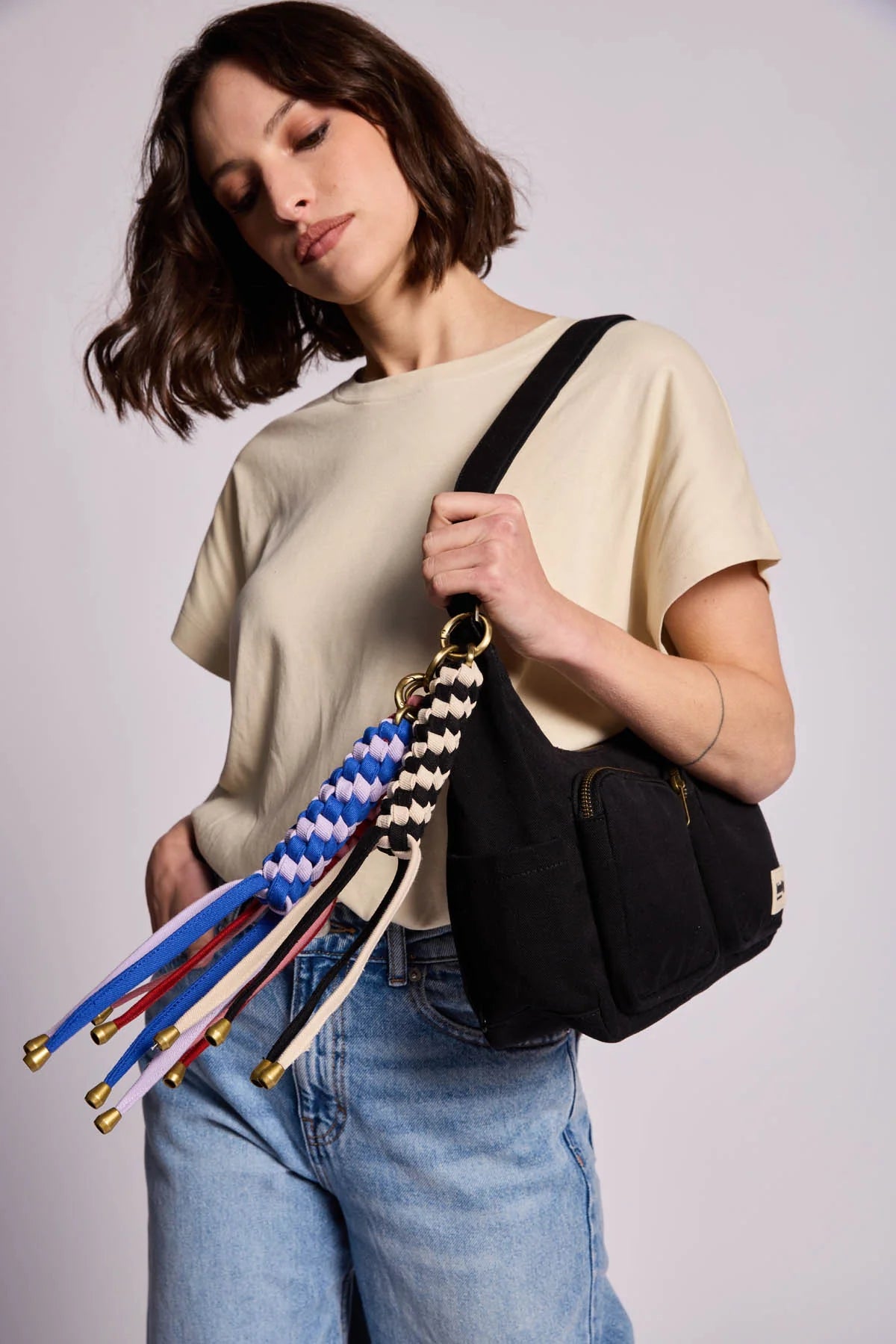 Sammy bag charm - Black