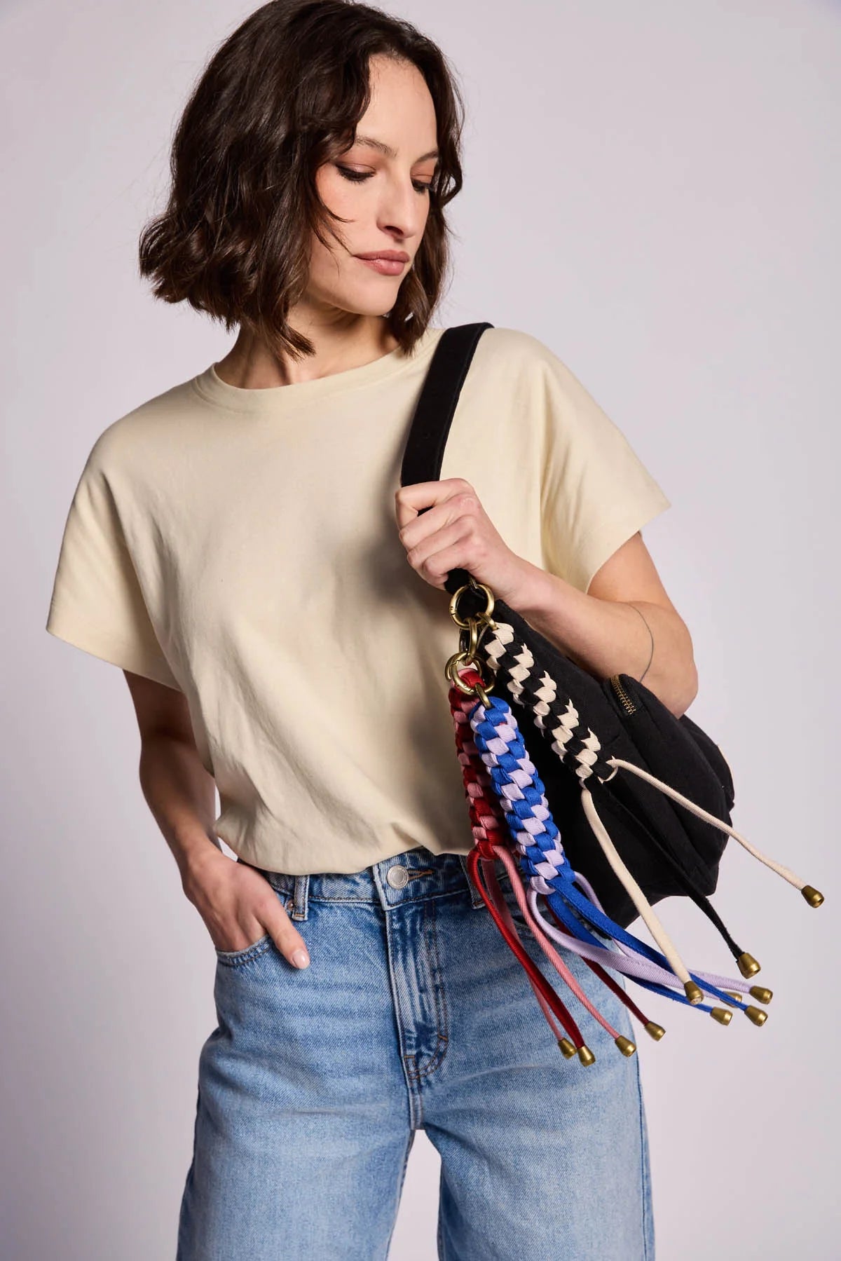 Sammy bag charm - Black