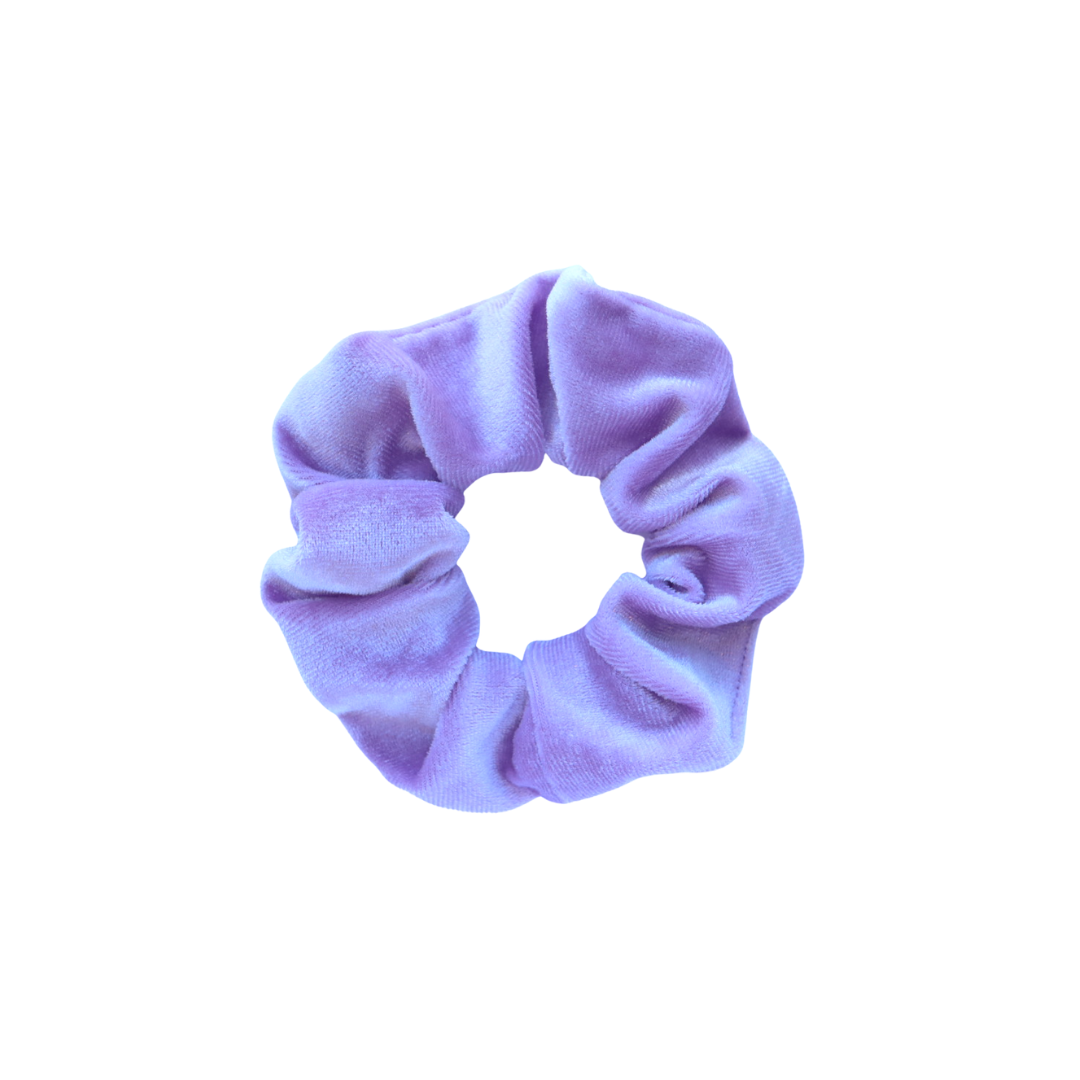 Velvet Scrunchie - Pretty Purple