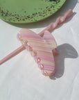 Hair Pin - Strawberry Popsicle