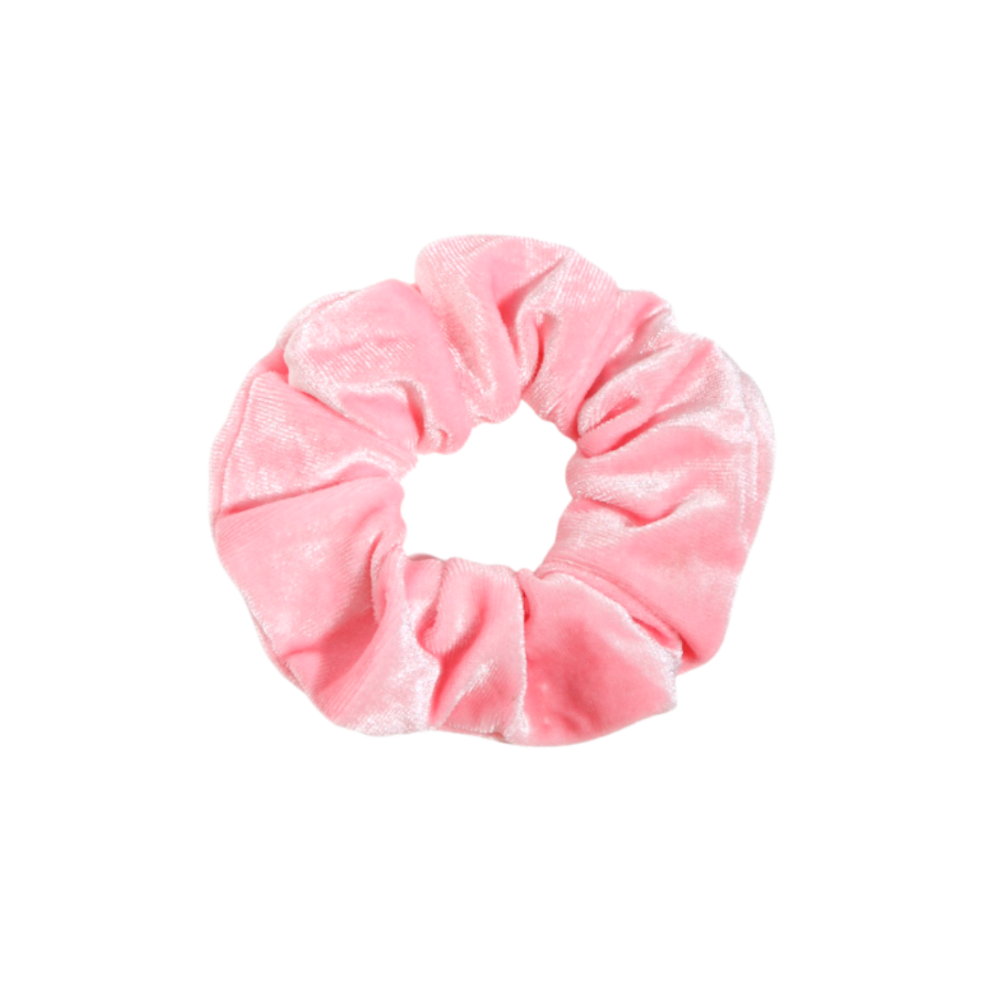 Velvet Scrunchie - Cotton Candy